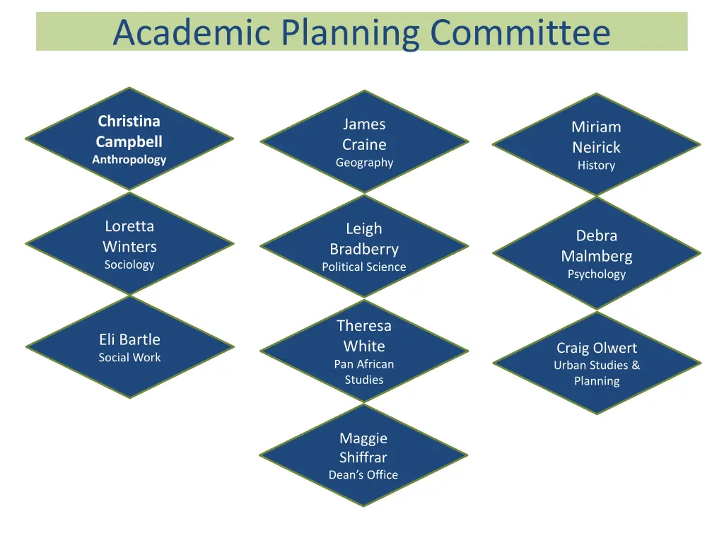 academic planning committee