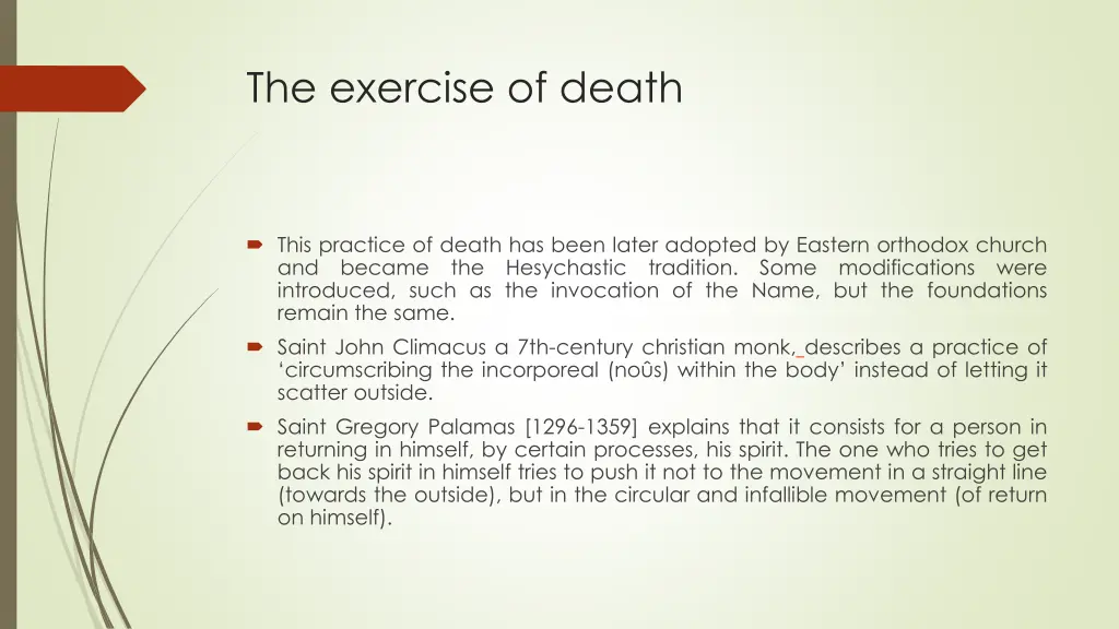 the exercise of death 5