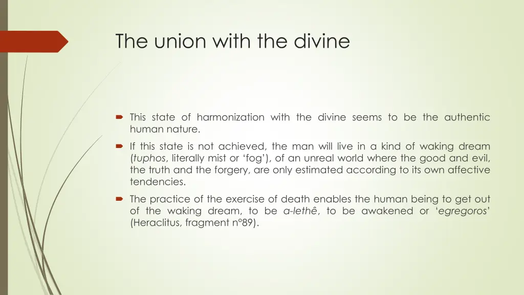 the union with the divine 1