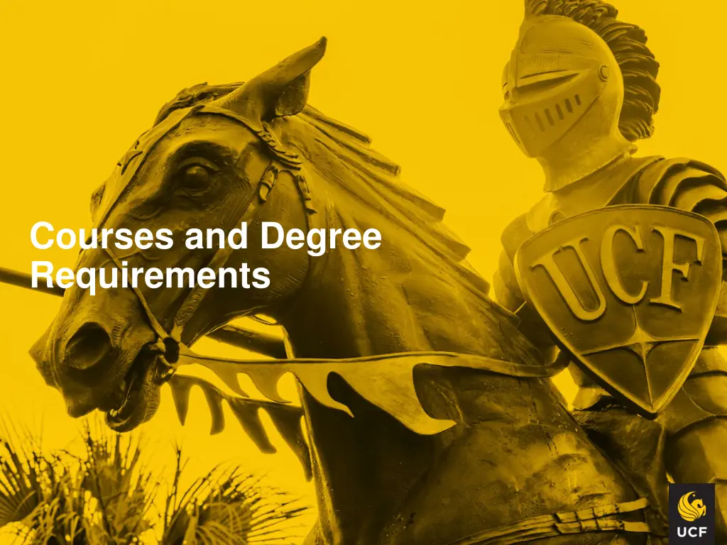 courses and degree requirements