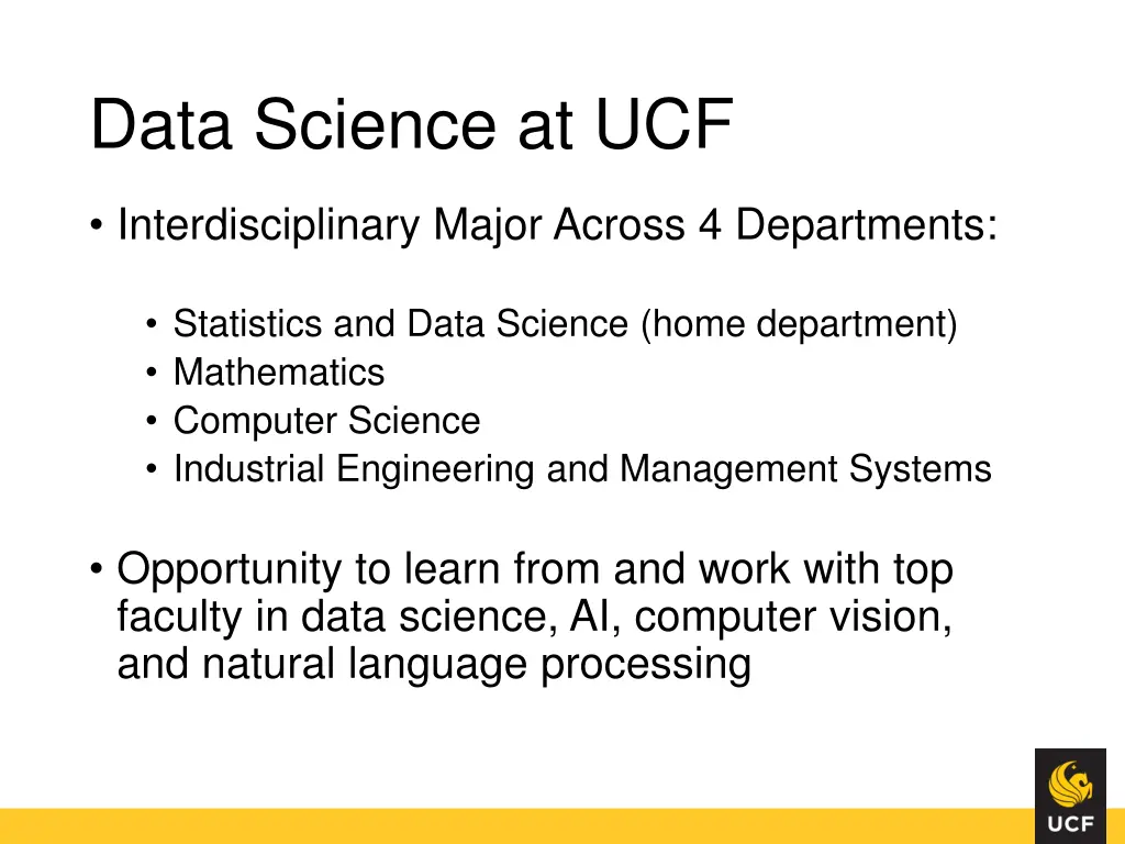 data science at ucf