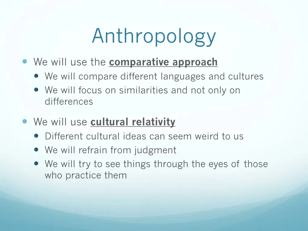 anthropology 1