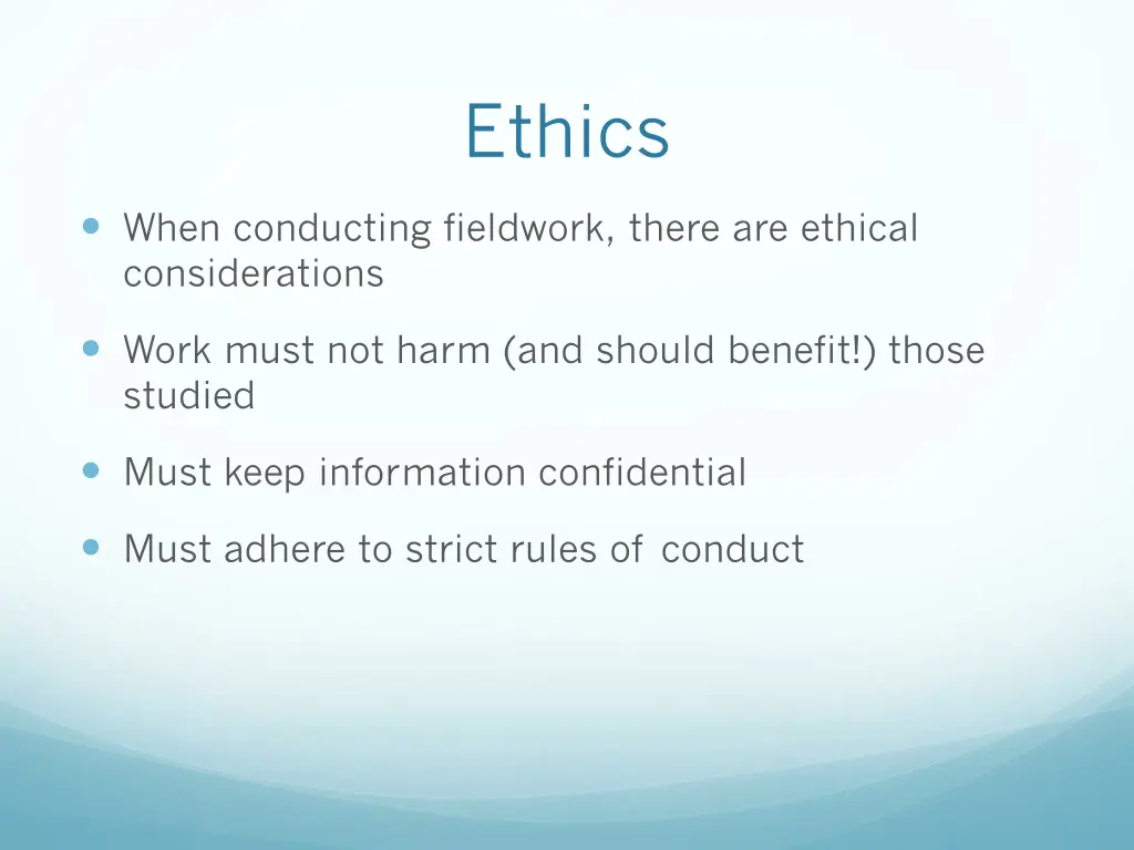 ethics