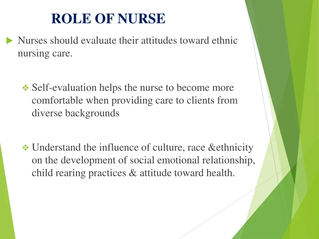 role of nurse 1