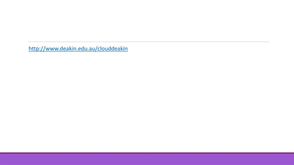 http www deakin edu au clouddeakin