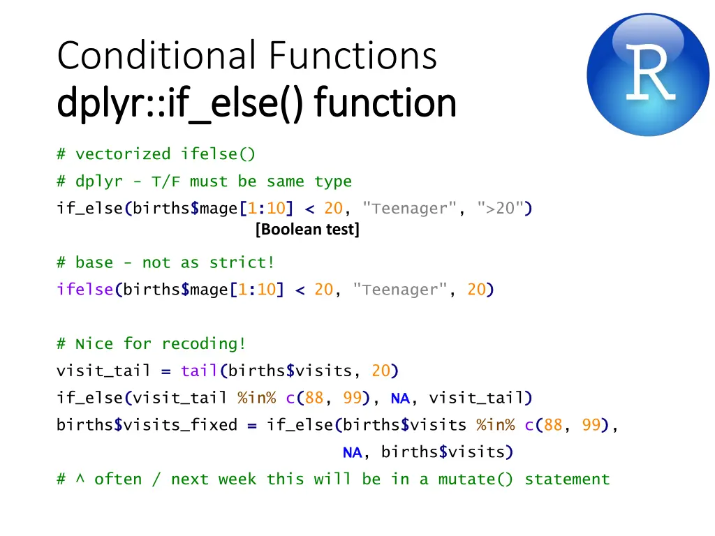 conditional functions dplyr dplyr if else if else