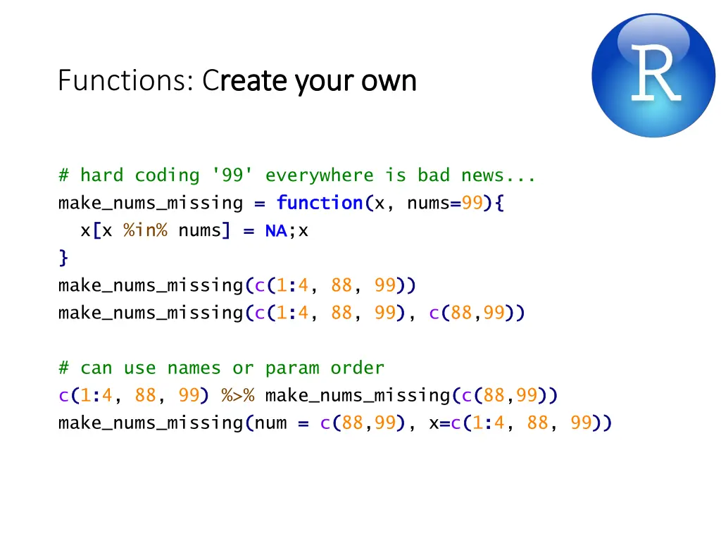 functions create your own reate your own 1