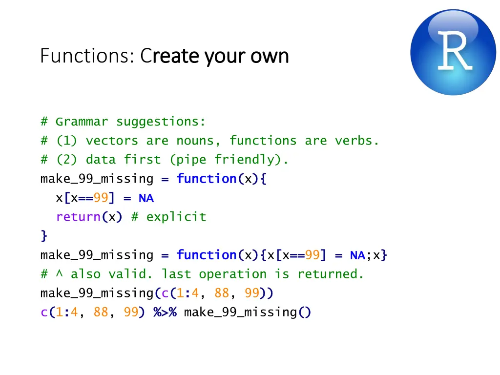 functions create your own reate your own