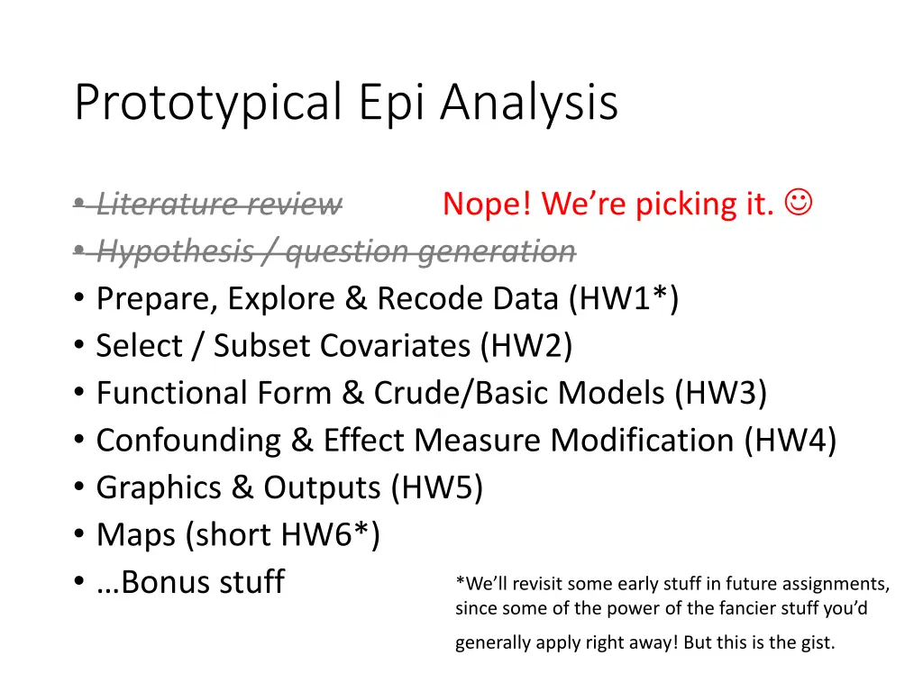 prototypical epi analysis