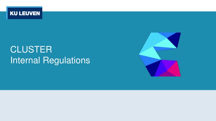 cluster internal regulations