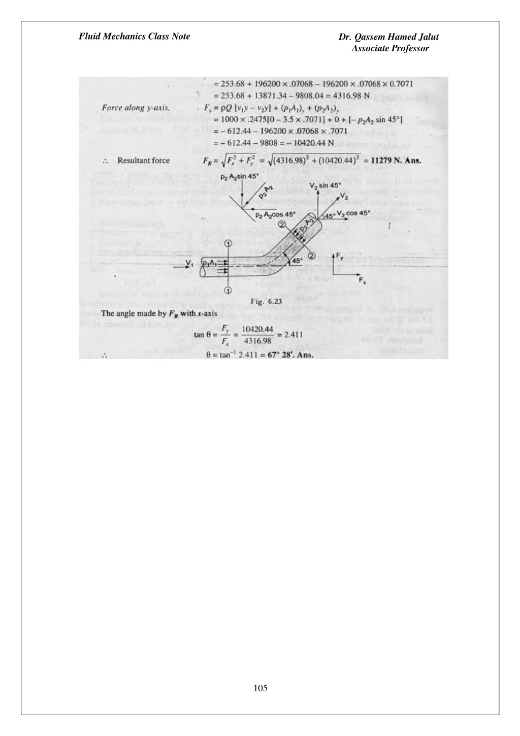 fluid mechanics class note 10