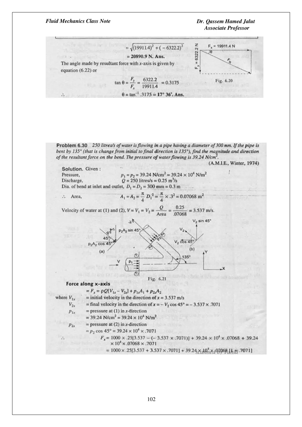 fluid mechanics class note 7