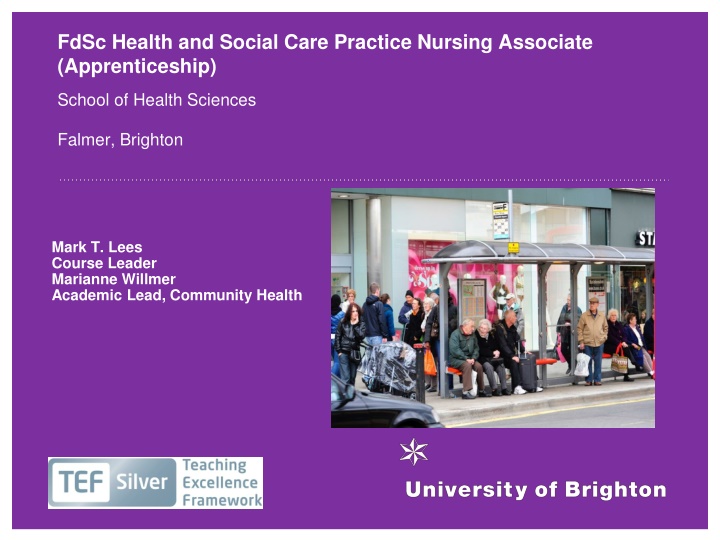 fdsc health and social care practice nursing