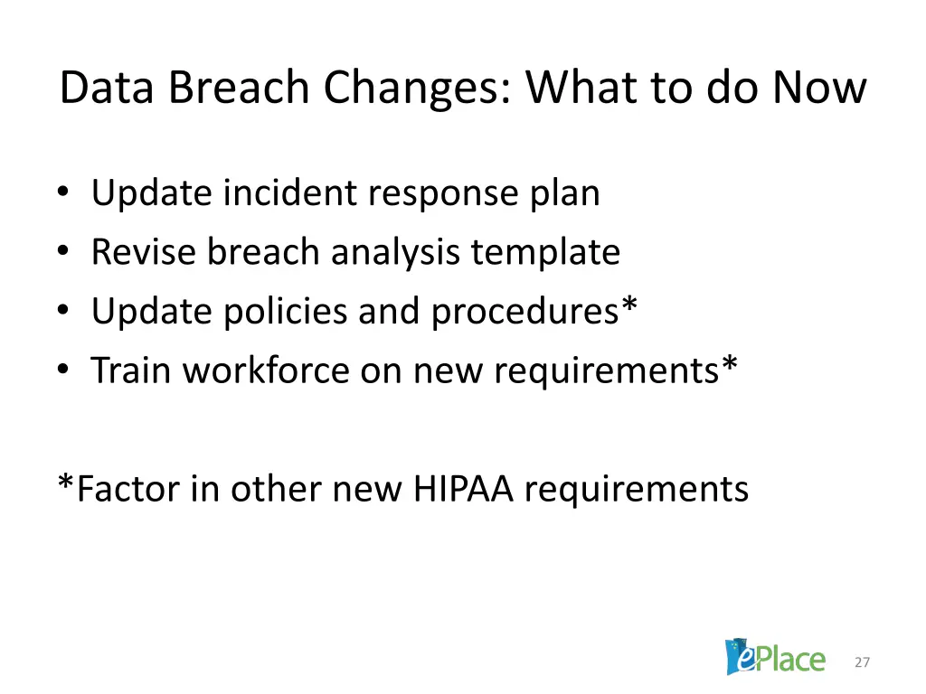 data breach changes what to do now