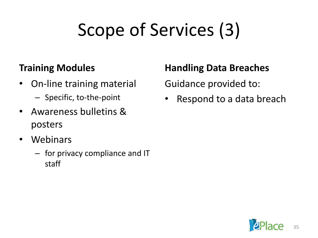 scope of services 3