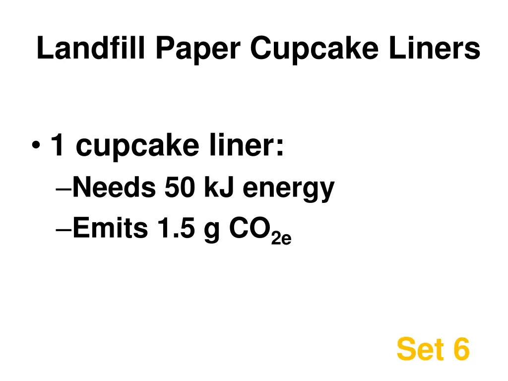 landfill paper cupcake liners