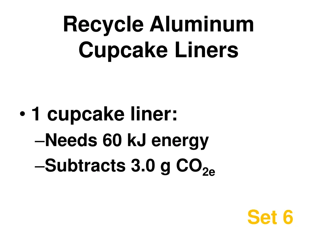 recycle aluminum cupcake liners