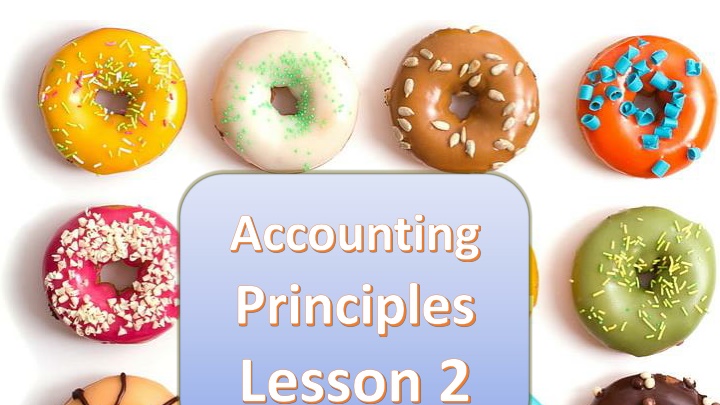 accounting principles lesson 2