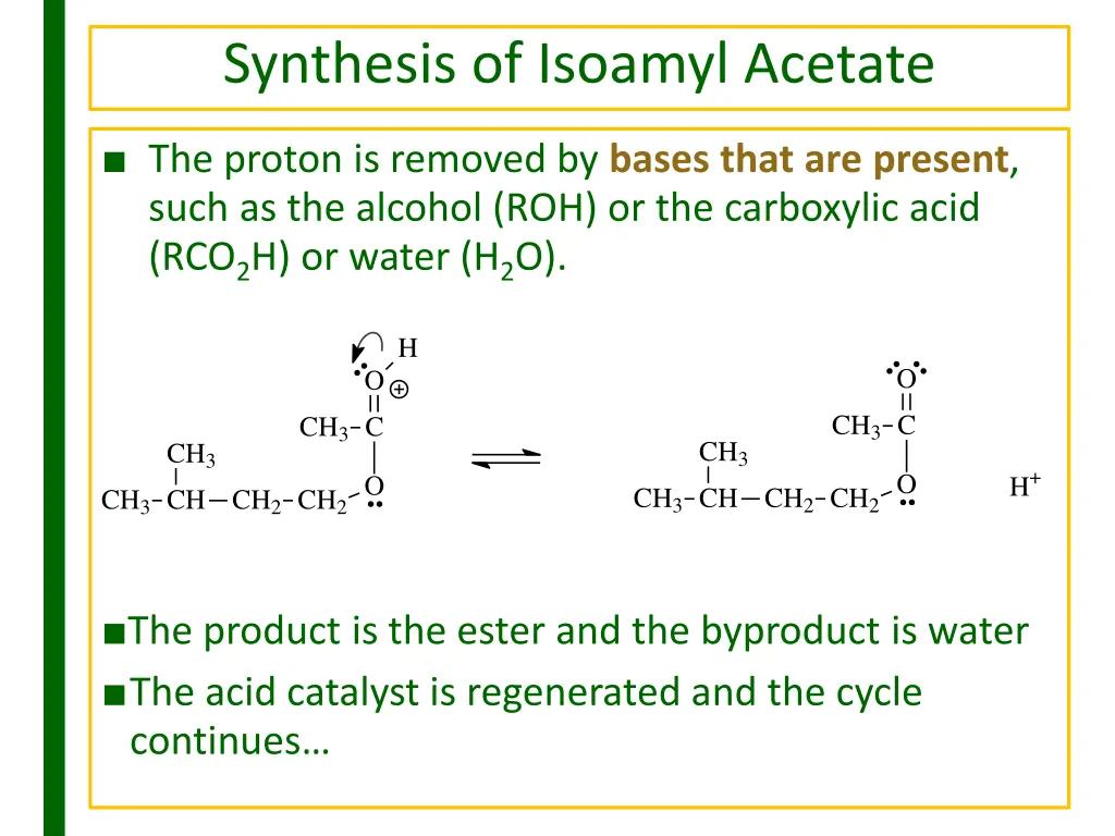 synthesis of isoamyl acetate 5