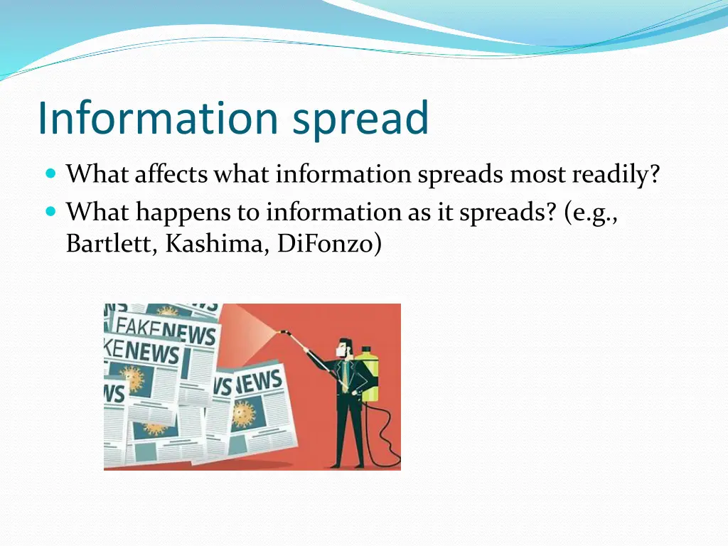 information spread