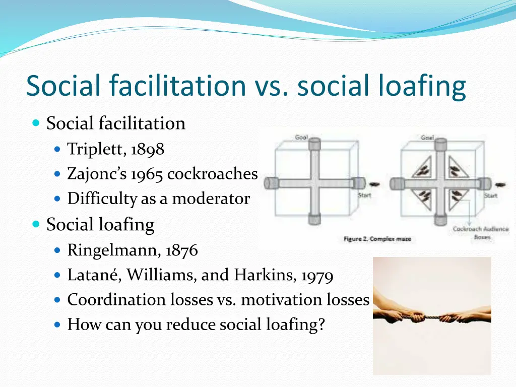 social facilitation vs social loafing