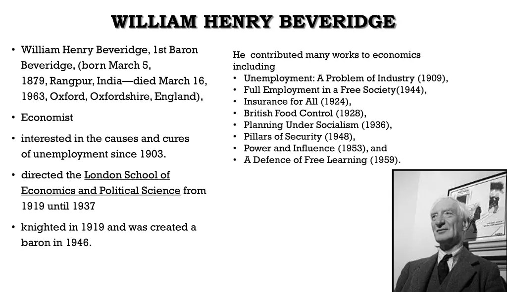 william henry beveridge