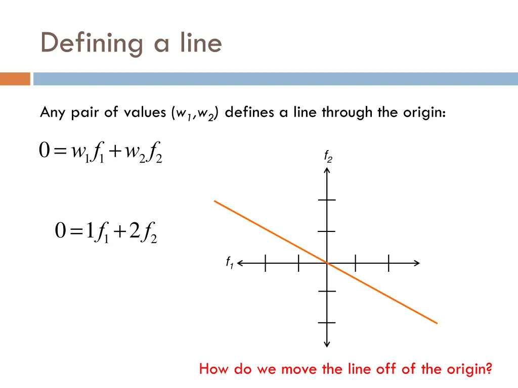 defining a line 5