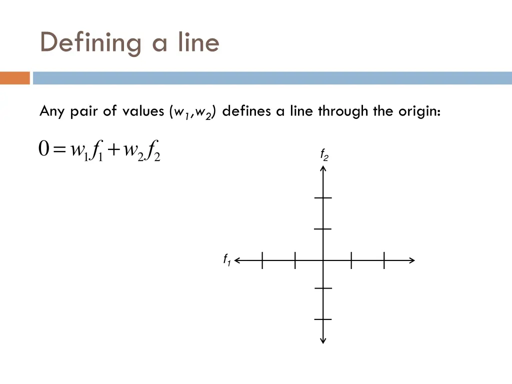 defining a line