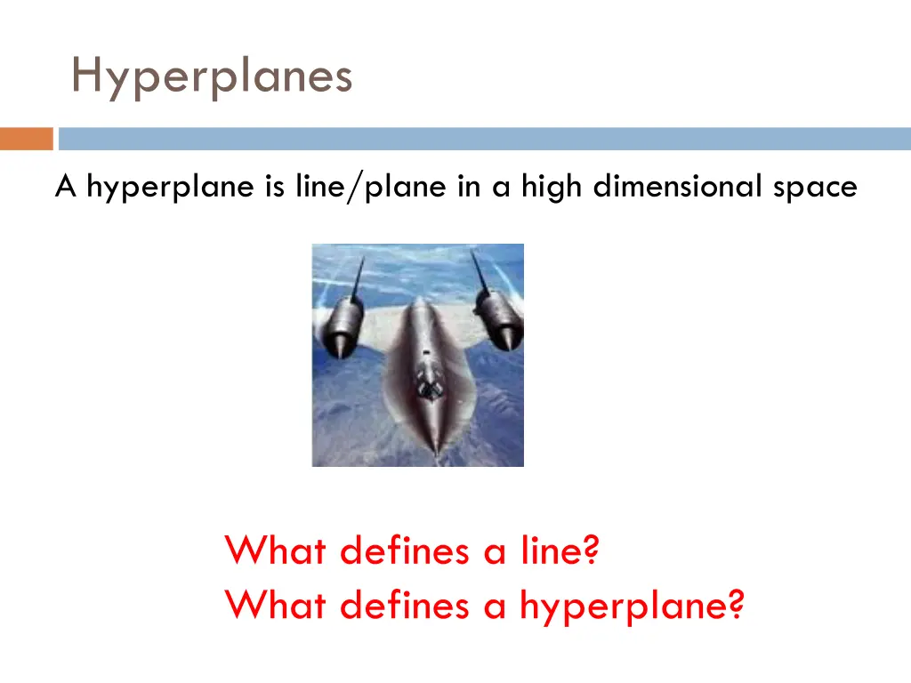 hyperplanes