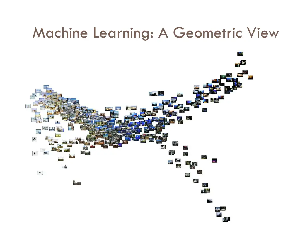 machine learning a geometric view