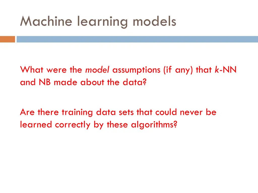 machine learning models 1