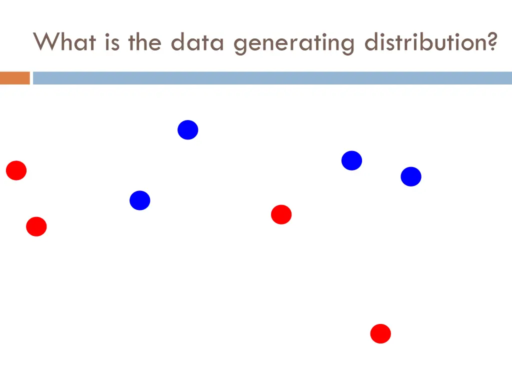 what is the data generating distribution 1