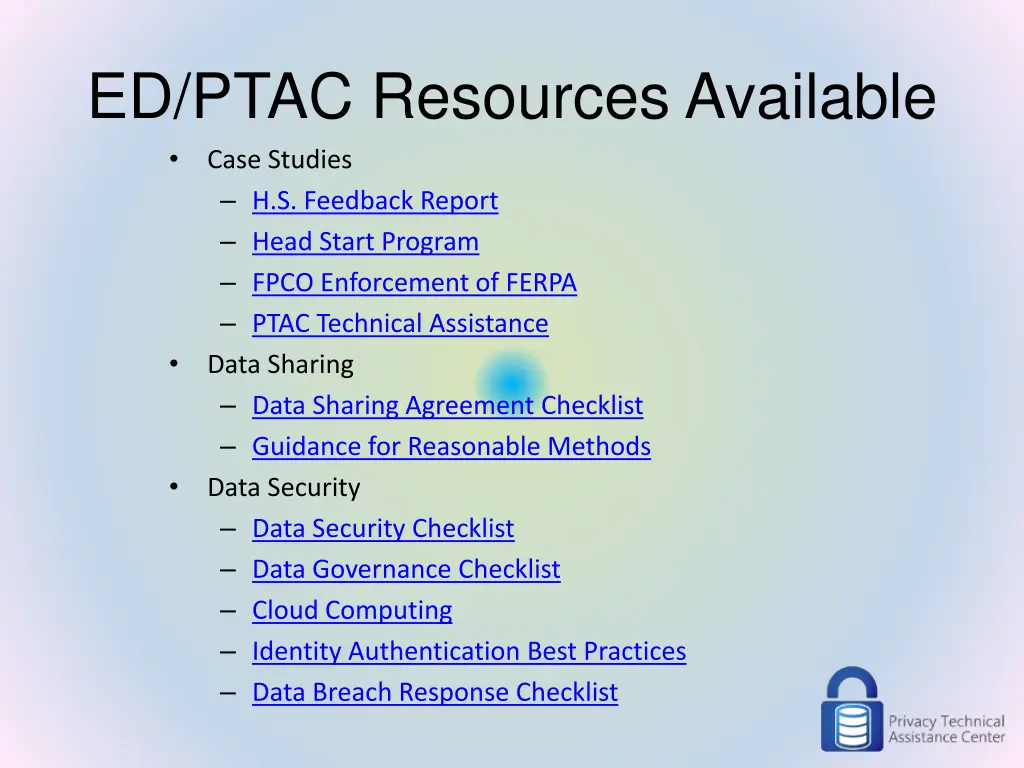 ed ptac resources available case studies