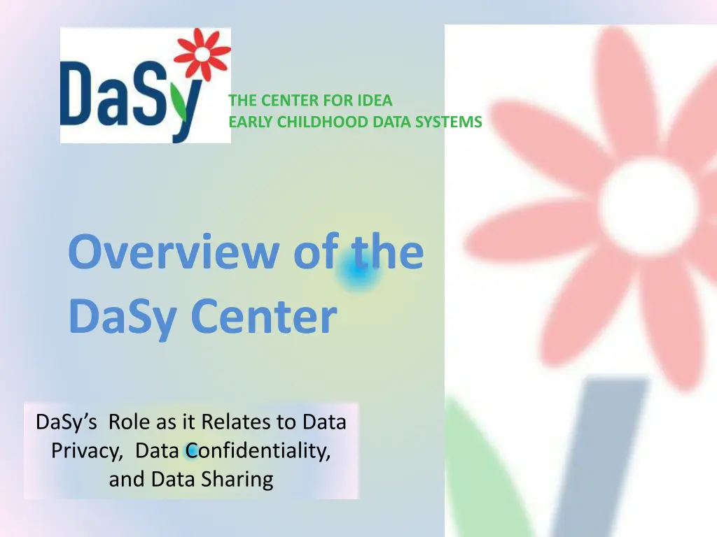 the center for idea early childhood data systems