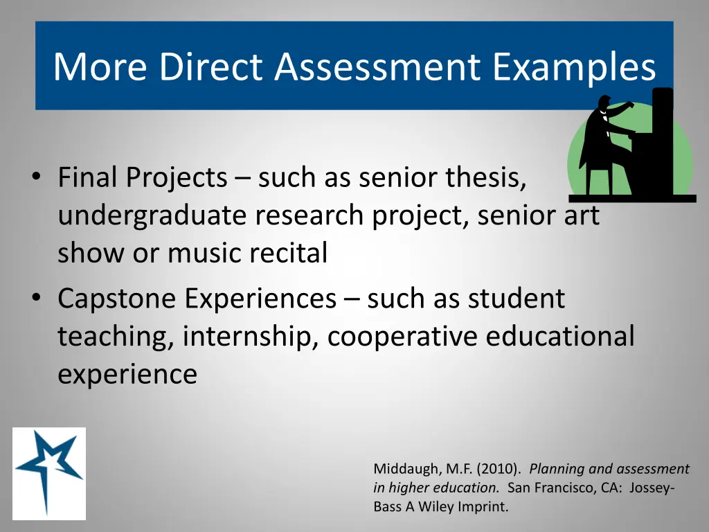 more direct assessment examples