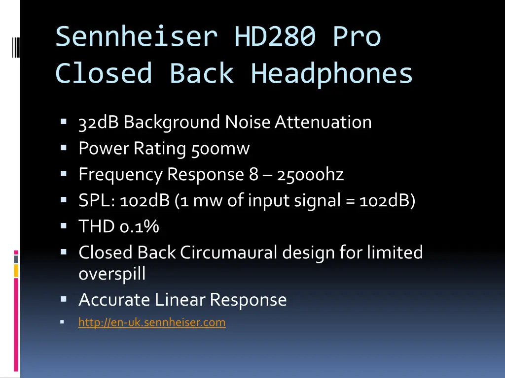 sennheiser hd280 pro closed back headphones 1