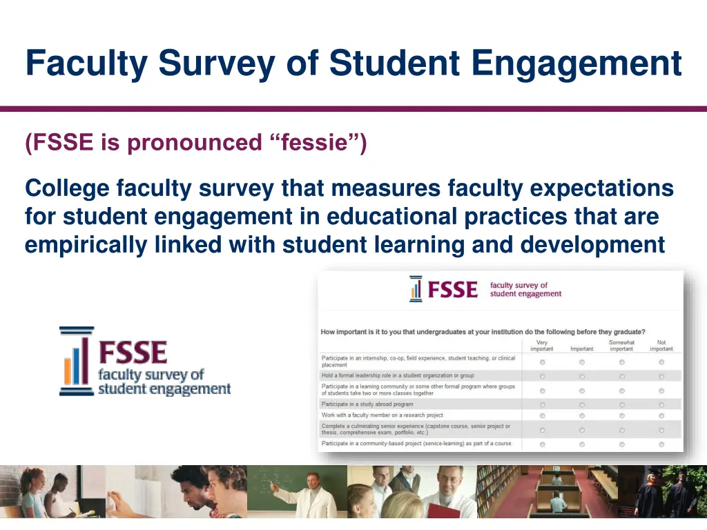 faculty survey of student engagement