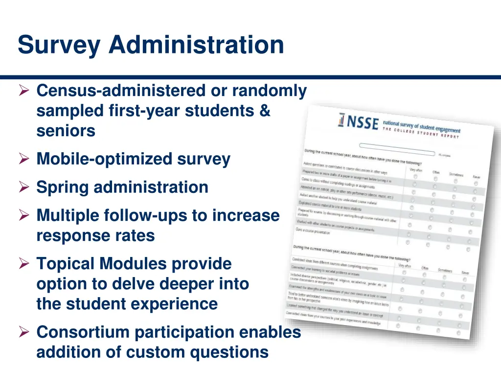 survey administration