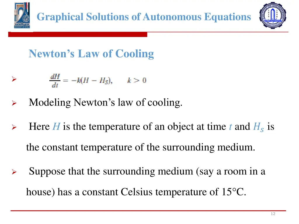 graphical solutions of autonomous equations 10