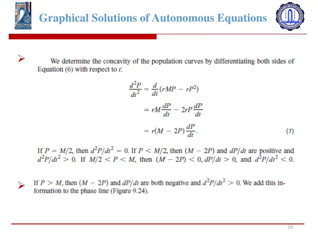 graphical solutions of autonomous equations 18