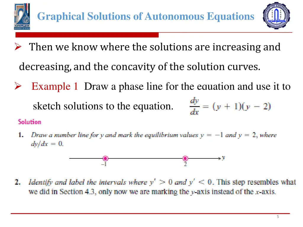 graphical solutions of autonomous equations 3