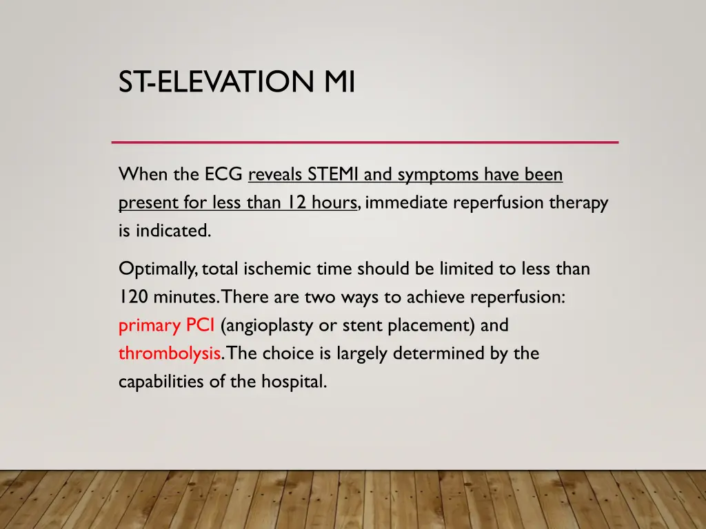 st elevation mi