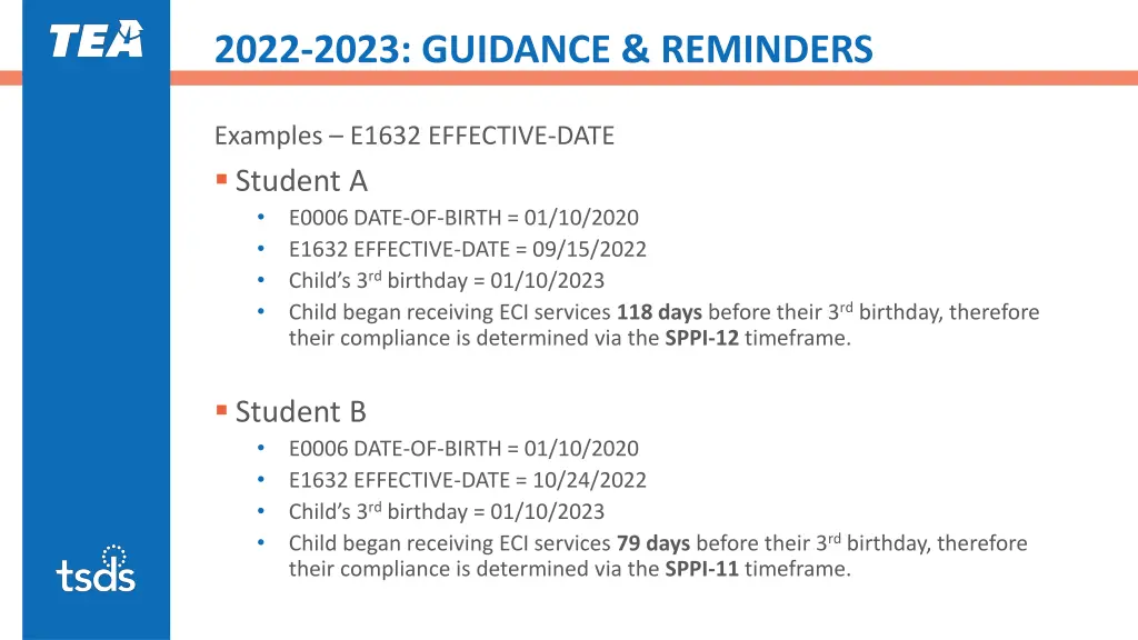 2022 2023 guidance reminders 2