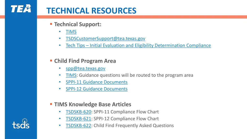 technical resources