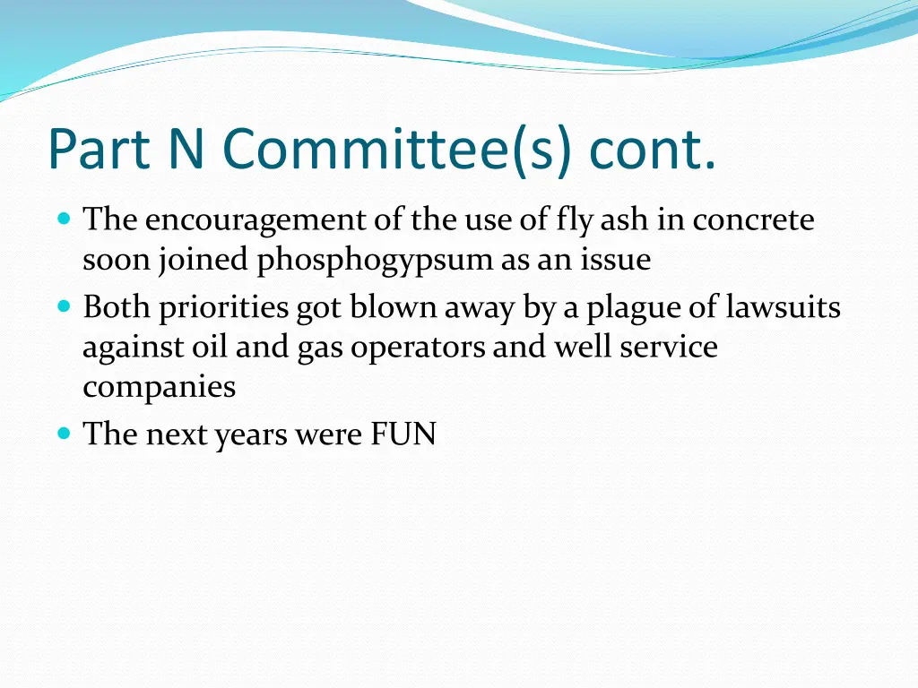 part n committee s cont