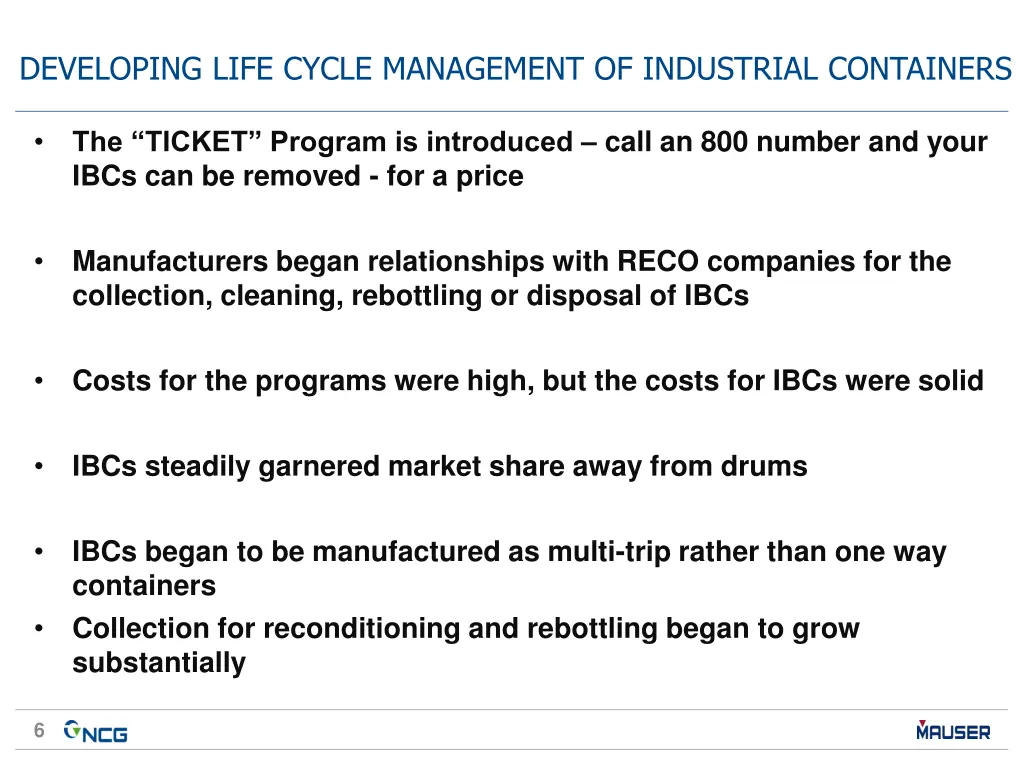 developing life cycle management of industrial 2