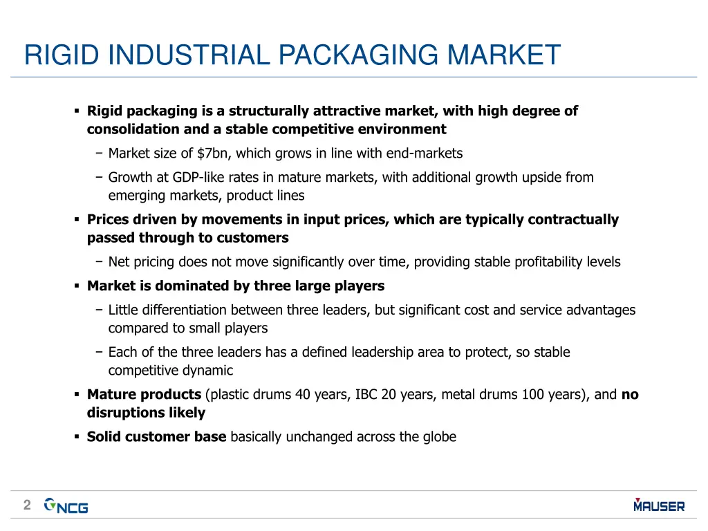 rigid industrial packaging market