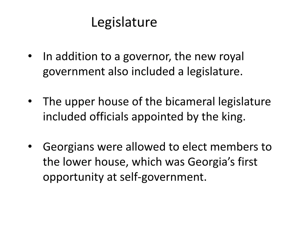 legislature