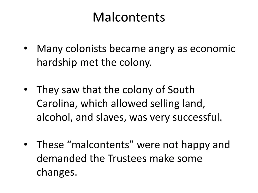 malcontents