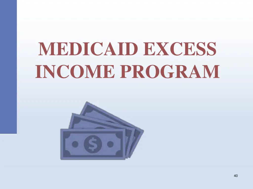 medicaid excess income program